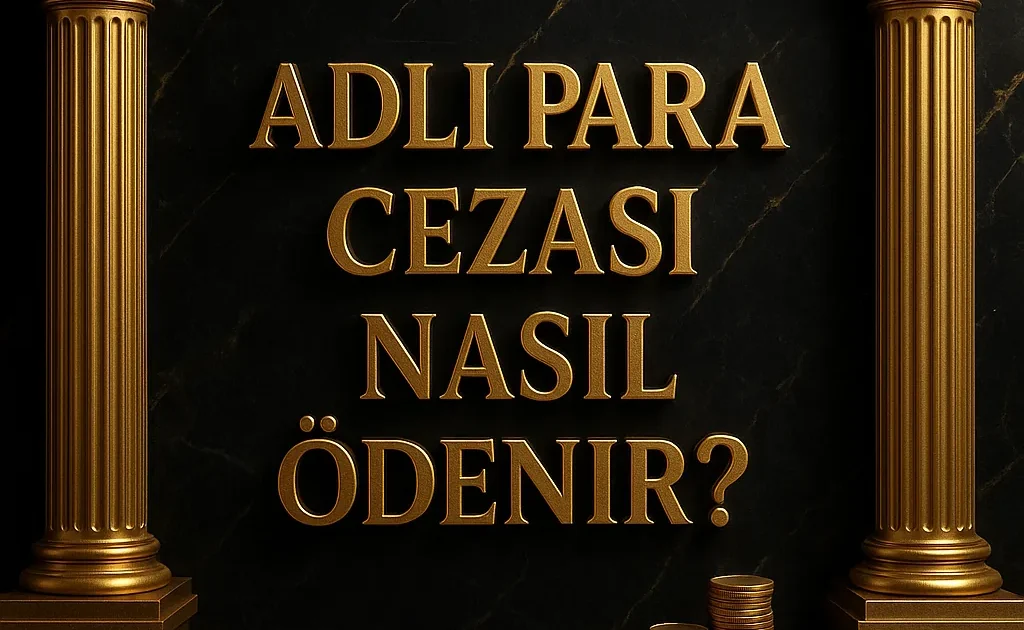 Adli Para Cezası Nasıl Ödenir