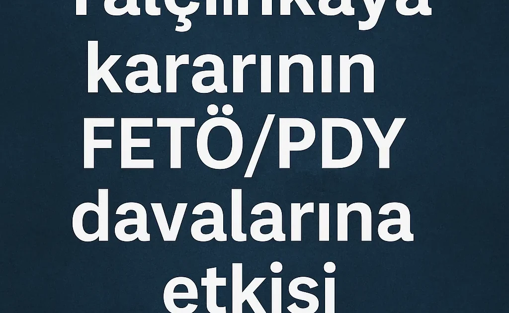 yalçınkaya kararı
